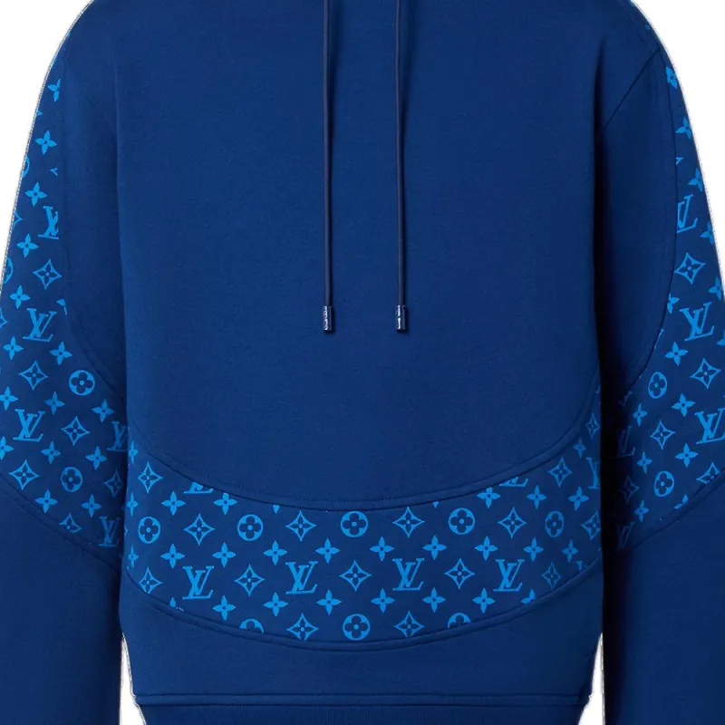 LOUIS VUITTON Monogram Circle Cut Hoodie-4