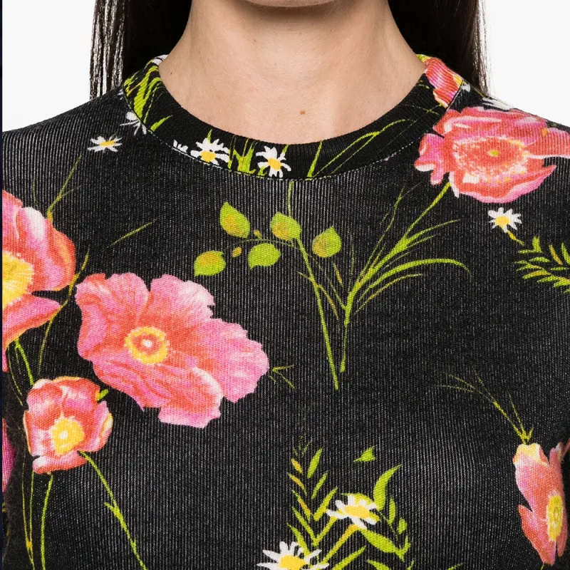Balenciaga Floral print Knitted Top-2