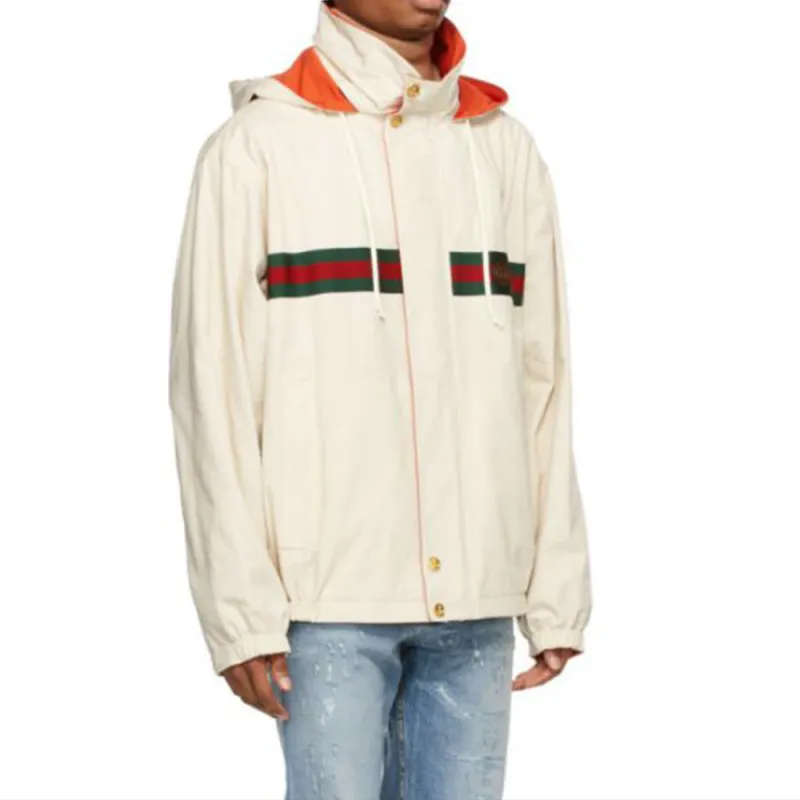 GUCCI Jackets Coats Men's White-4