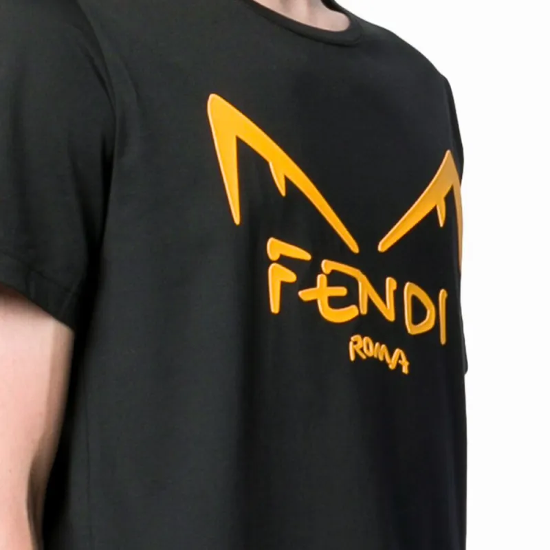 FENDI T Shirts Men Black-5