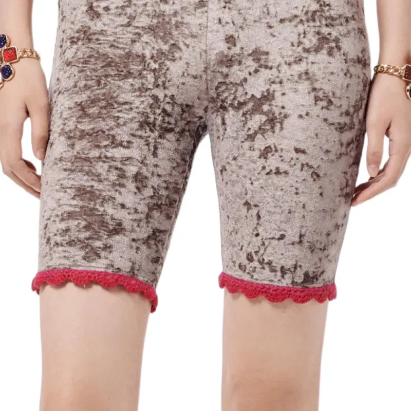 CHANEL 24 Fall And Winter Casual Shorts Women's Light Brown Peach-2