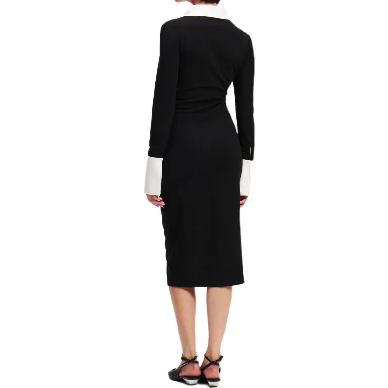 Karl Lagerfeld Long sleeved Polo Dress-2