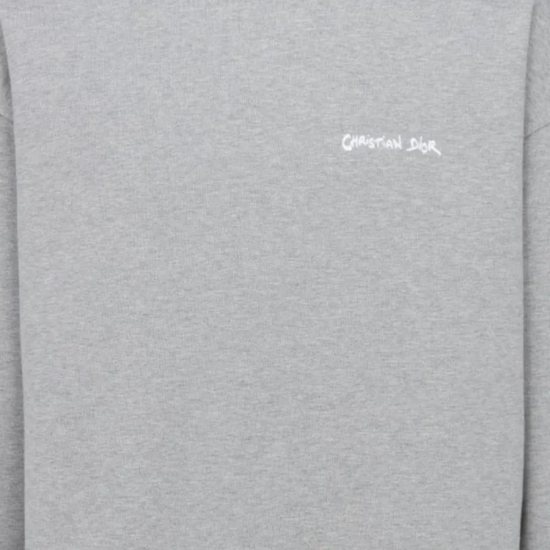 DIOR Sweatshirts Men Gray-5