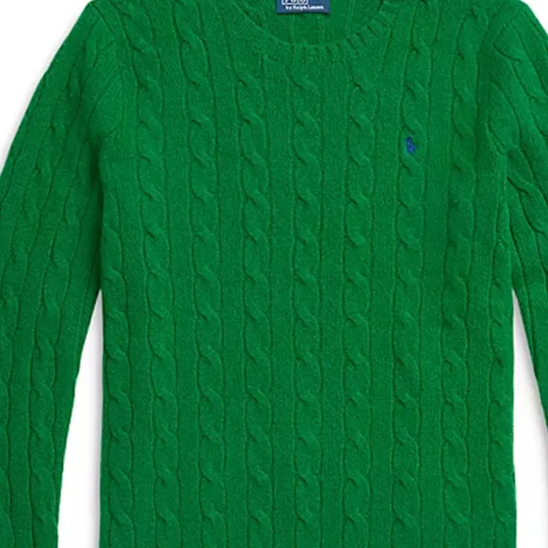 Polo Ralph Lauren Pony Embroidered Cable Knit Jumper-5