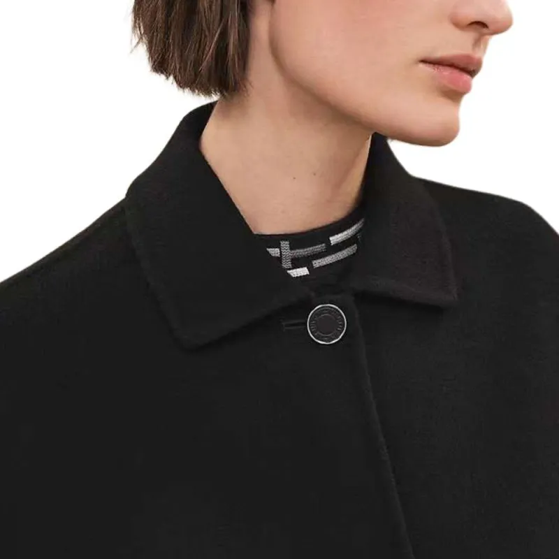 HERMES SS23 Coats Women's Black-3