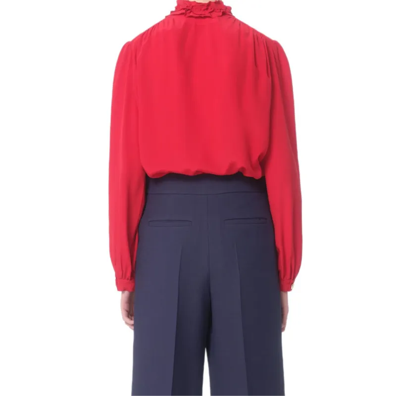 Valentino Bow Detailed Long Sleeved Shirt-2