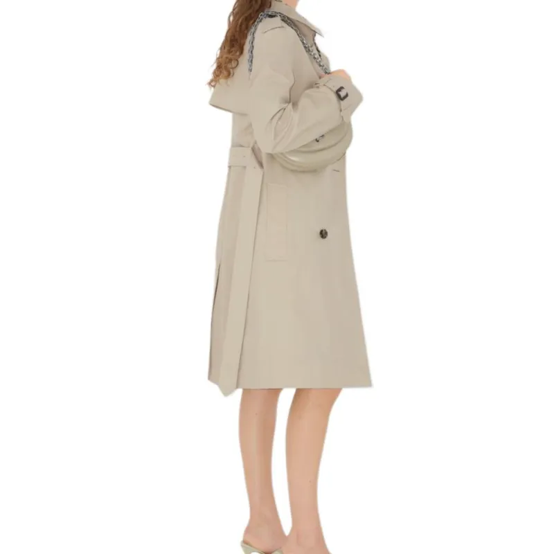 Burberry FW24 Trench Coat Women's Taupe-4