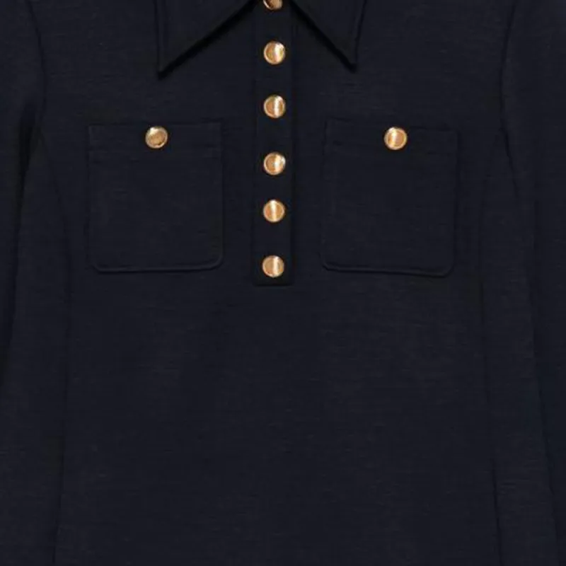 Chloé Virgin Wool Shirt Dress-2