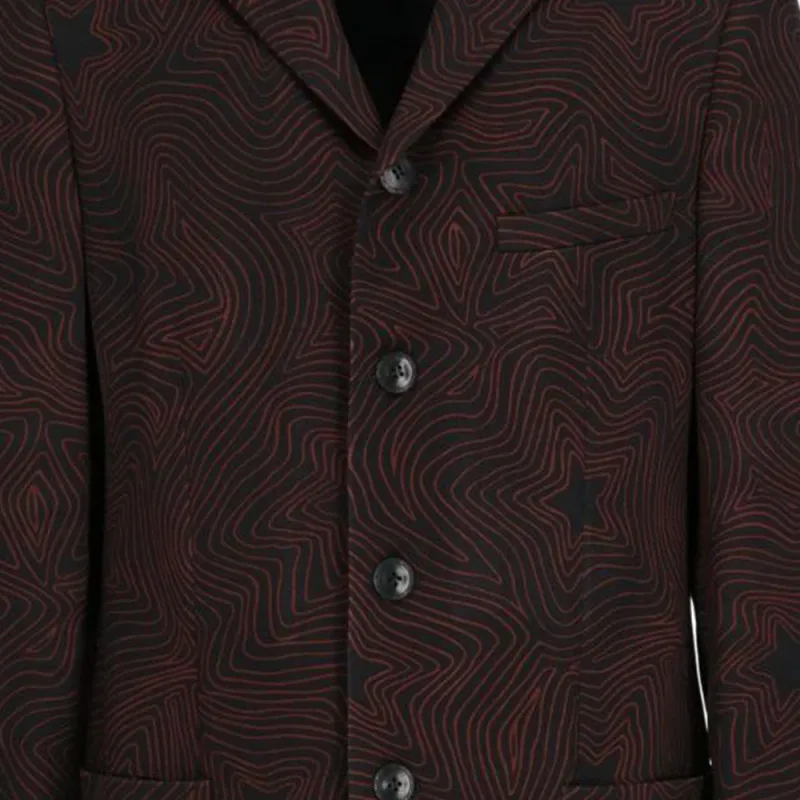 VERSACE 1990s Star print Blazer-2