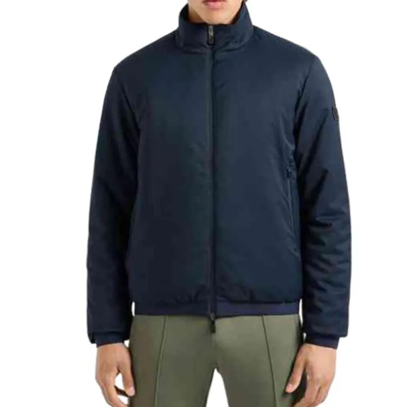 EMPORIO ARMANI EA7 FW24 Puffer Jacket Men's Navy Blue-1