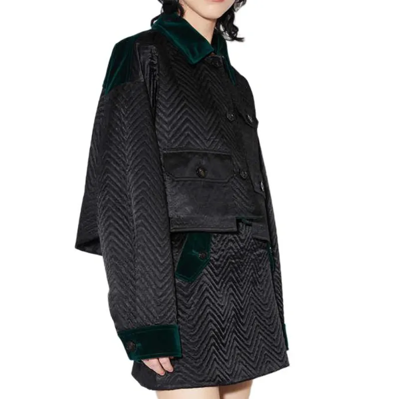 CARVEN FW23 Puffer Jacket Women's Black-1