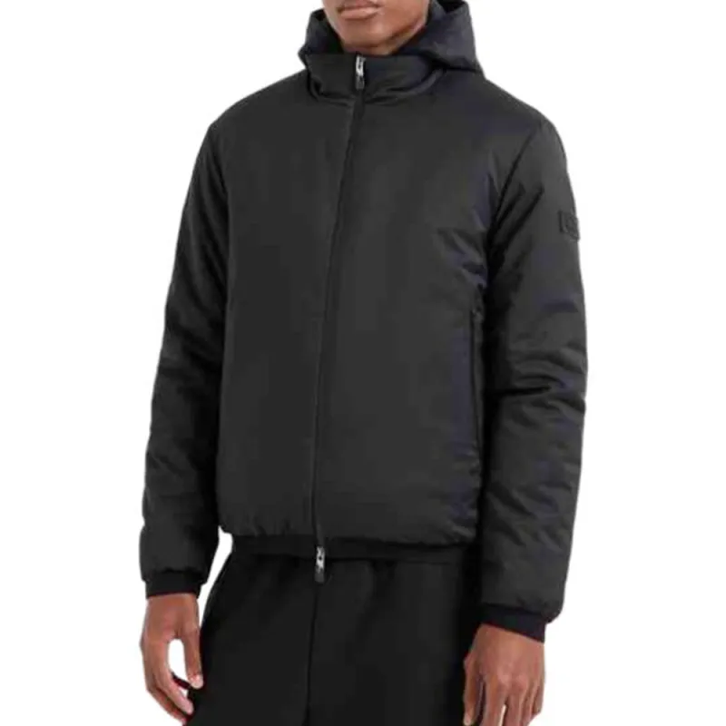 EMPORIO ARMANI EA7 FW24 Puffer Jacket Men's Black-1