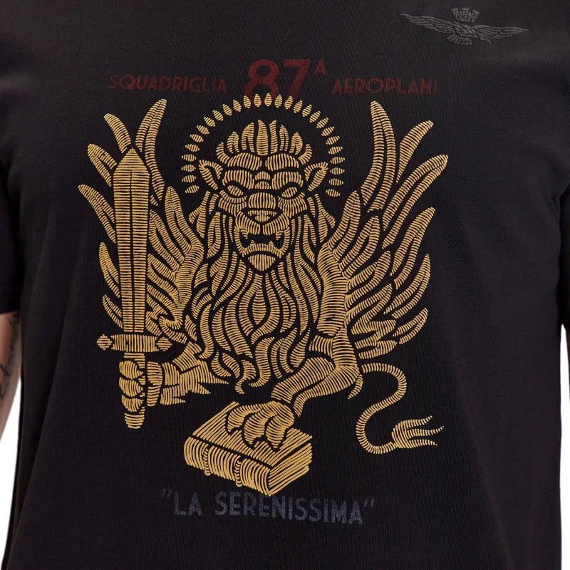 AERONAUTICA MILITARE SS23 T-Shirt Men's Black-3