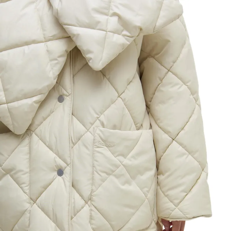 BARBOUR FW24 Puffer Jacket Women's White-7