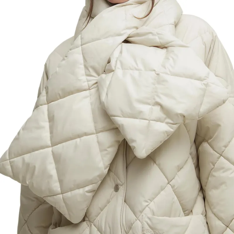 BARBOUR FW24 Puffer Jacket Women's White-4