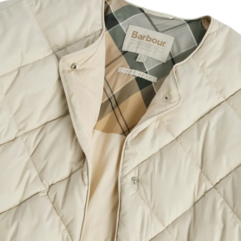 BARBOUR FW24 Puffer Jacket Women's White-5