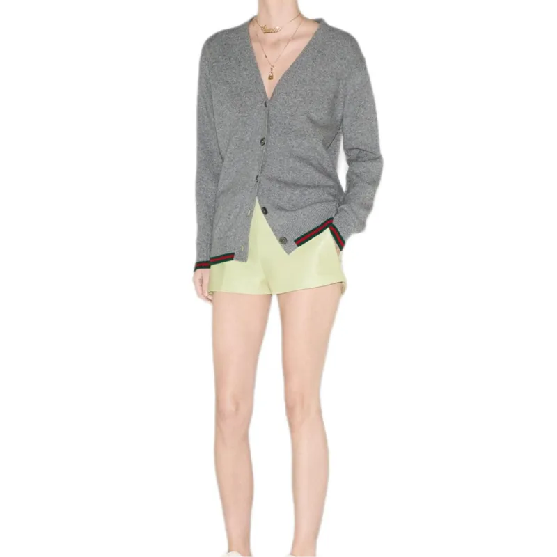 GUCCI Web Detailed Cardigan-4
