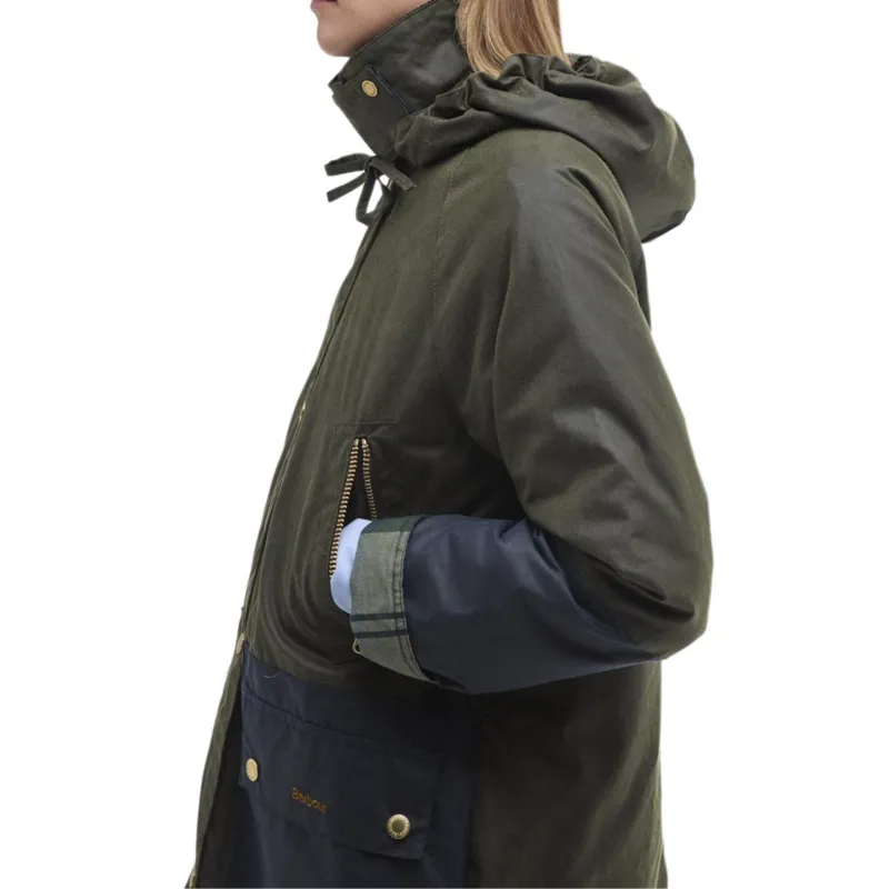 BARBOUR FW24 Puffer Jacket Women's Olive-4