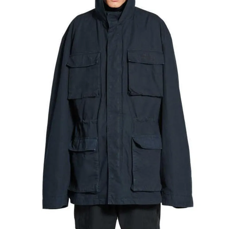 Balenciaga Uniform Hooded Parka-2