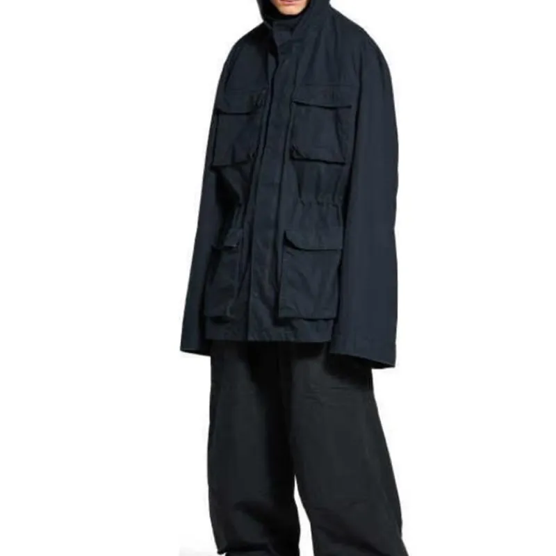 Balenciaga Uniform Hooded Parka-5