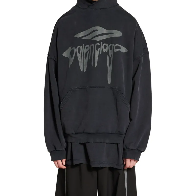 Balenciaga 3D Liquified Effect Hoodie-2