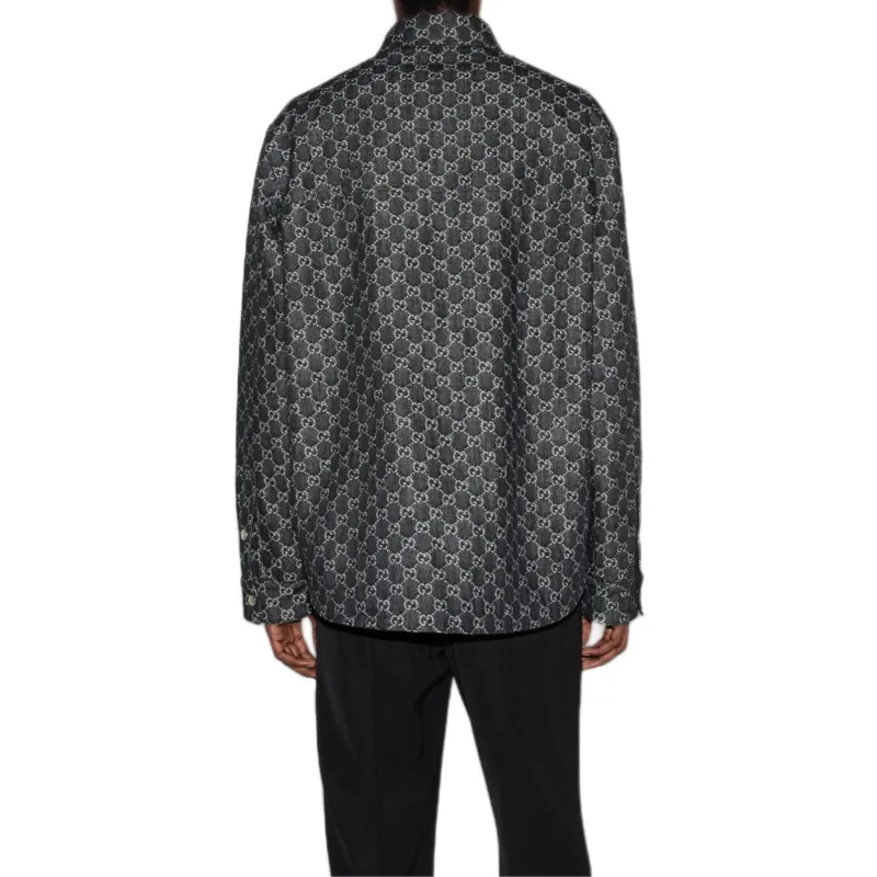 GUCCI Reversible Denim Shirt-5