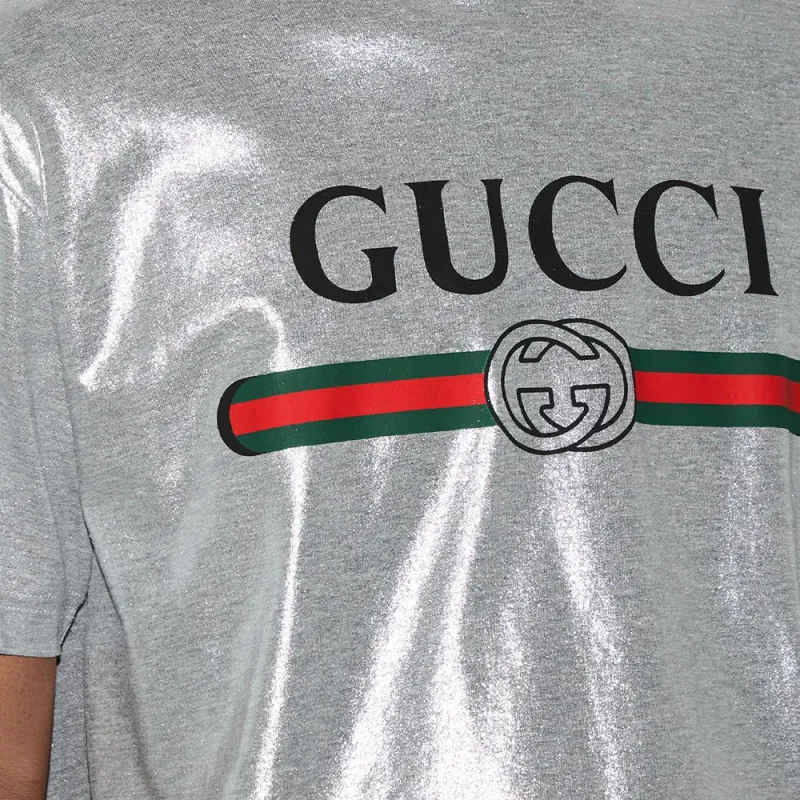 GUCCI Printed Jersey T Shirt-6