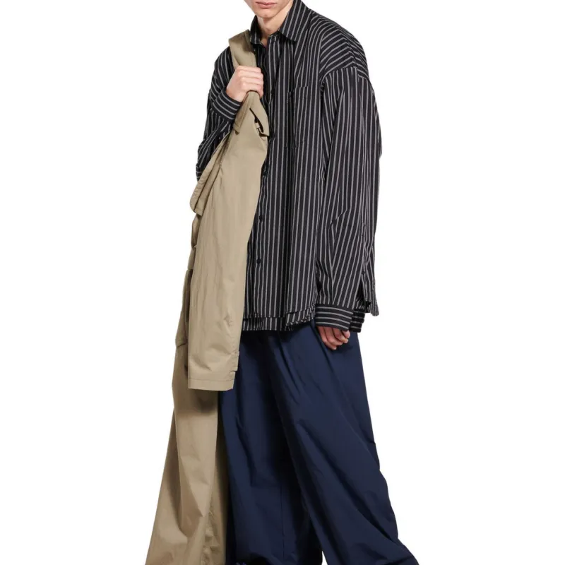 Balenciaga Pinstriped Flatground Shirt-2