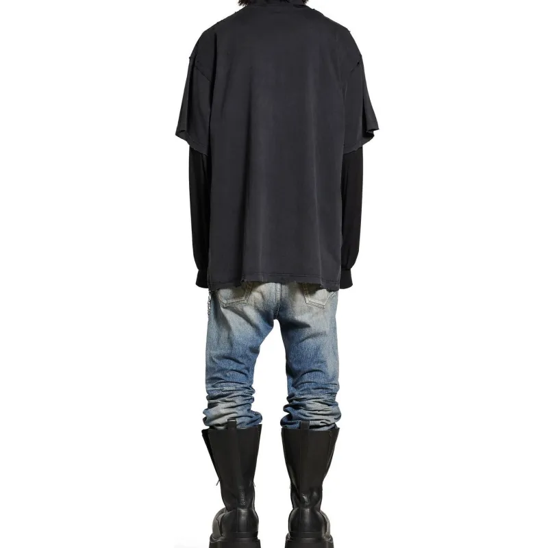 Balenciaga 3b Liquefied Oversized T Shirt-3