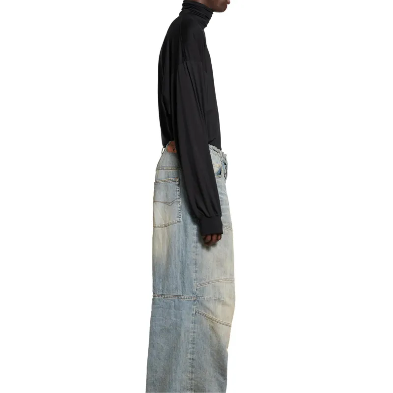 Balenciaga Wide Leg Jeans-4