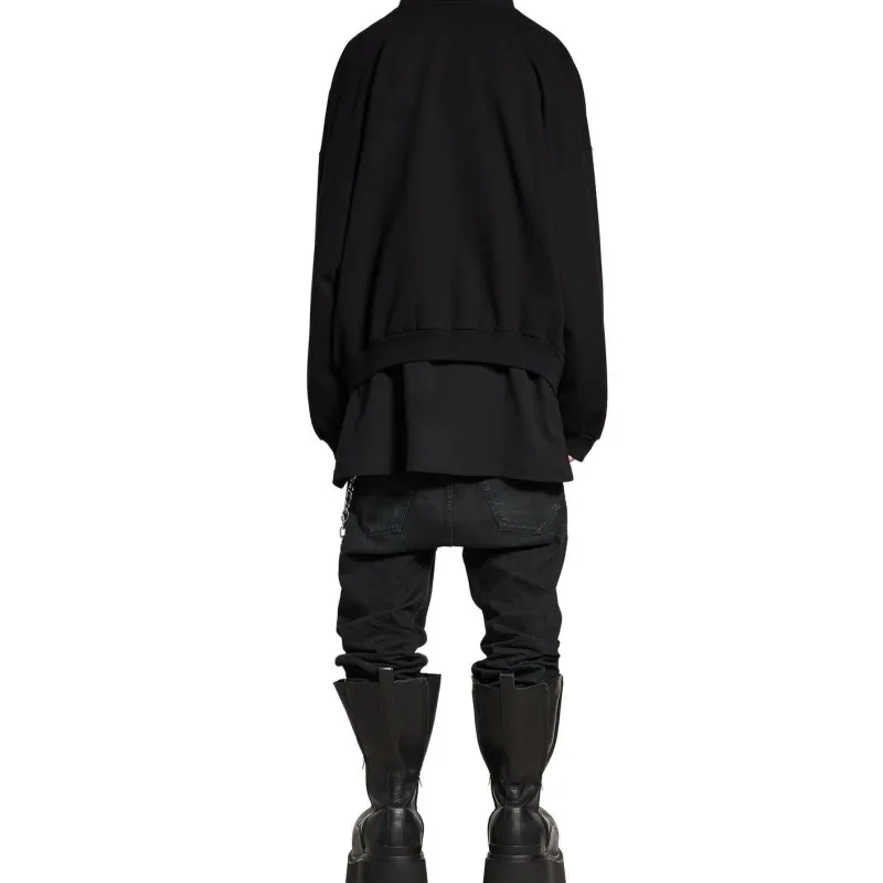 Balenciaga Logo Embroidered Hoodie-3