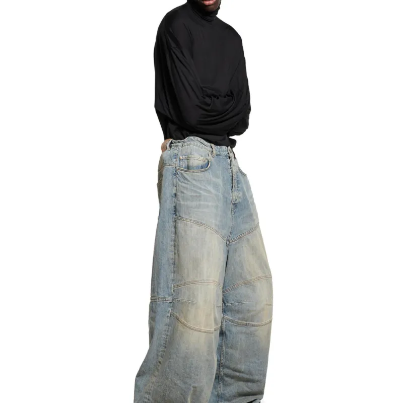 Balenciaga Wide Leg Jeans-2