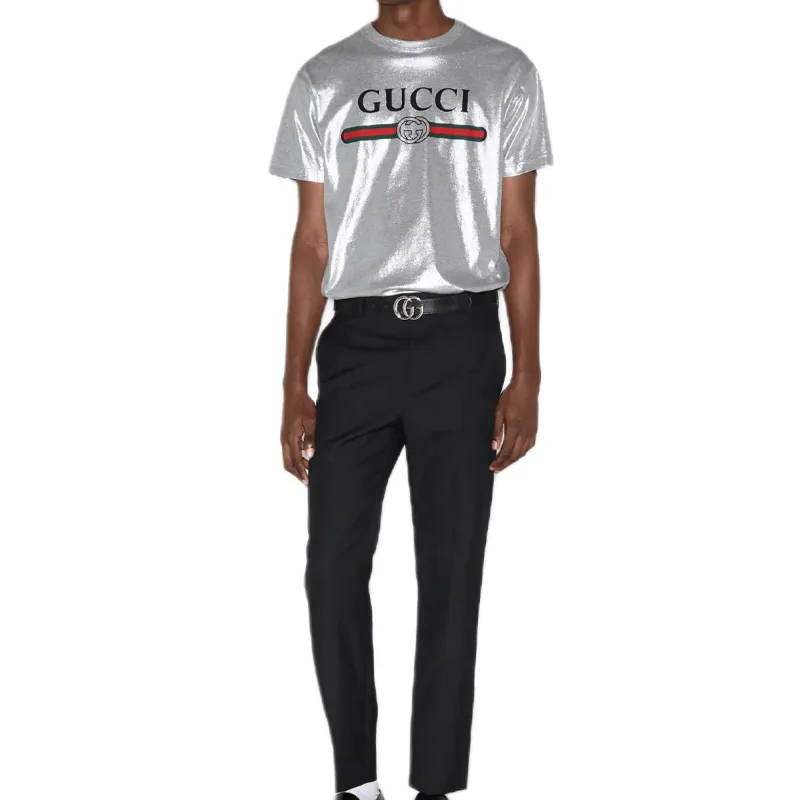 GUCCI Printed Jersey T Shirt-3
