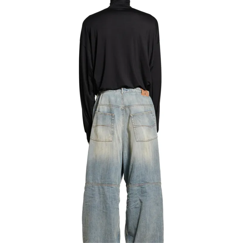 Balenciaga Wide Leg Jeans-3