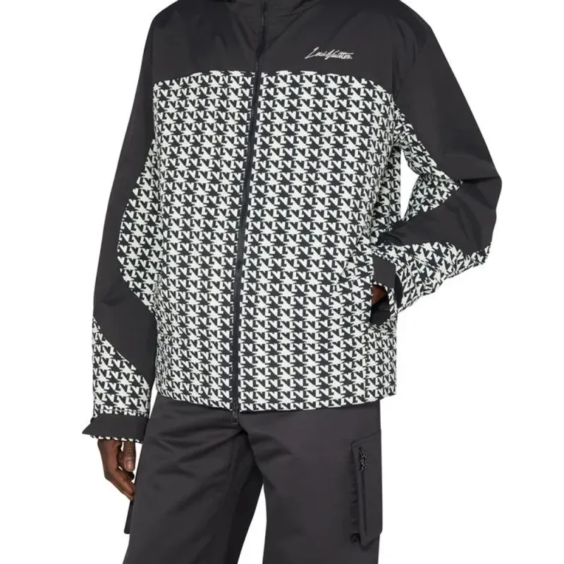 LOUIS VUITTON Jacket Men's Black White-4