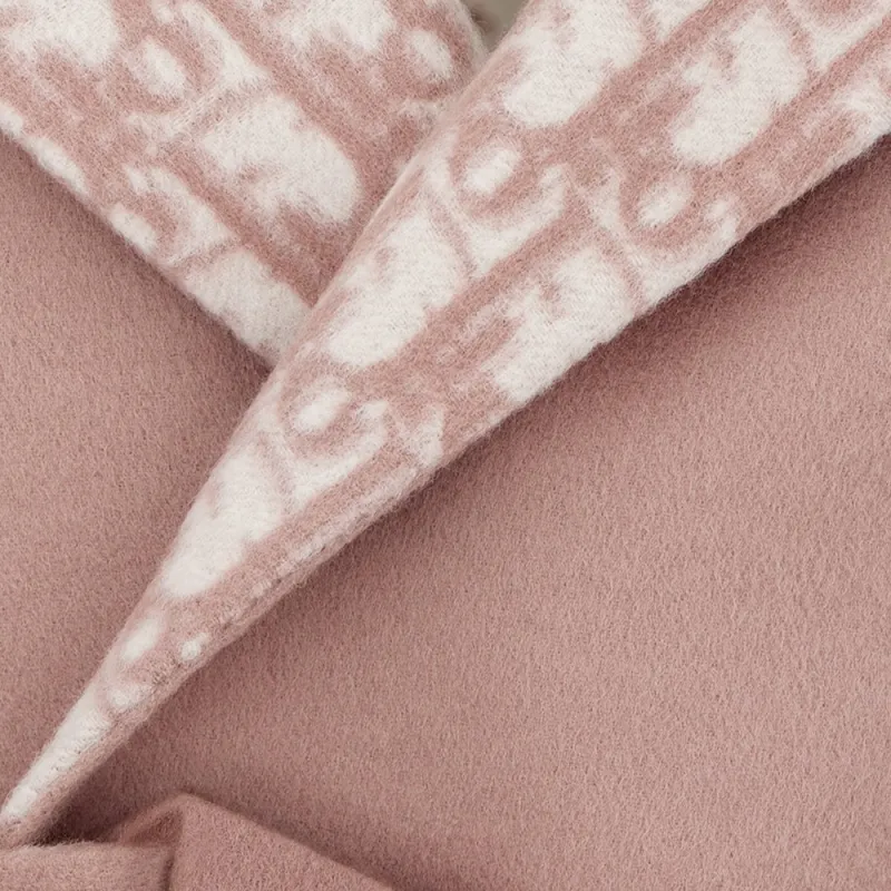 DIOR Quarterly New Products Cropped Coats Women's Pink-4