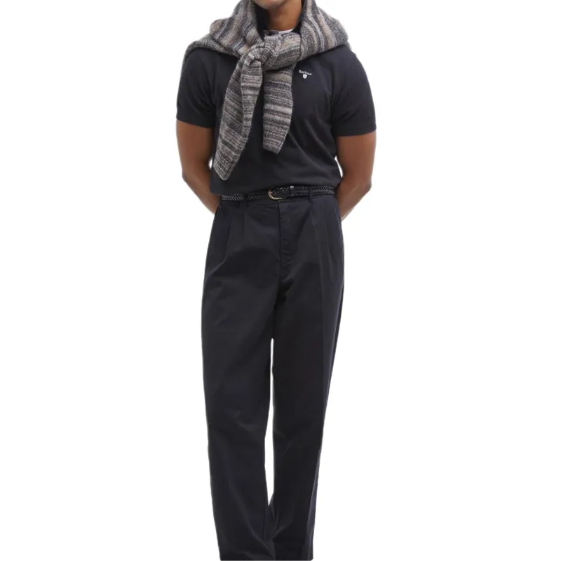 BARBOUR FW24 Polo Shirt Men's Black-3