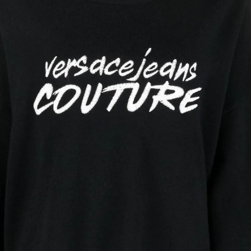 VERSACE JEANS COUTURE Embroidered logo Wide sleeve Jumper-5