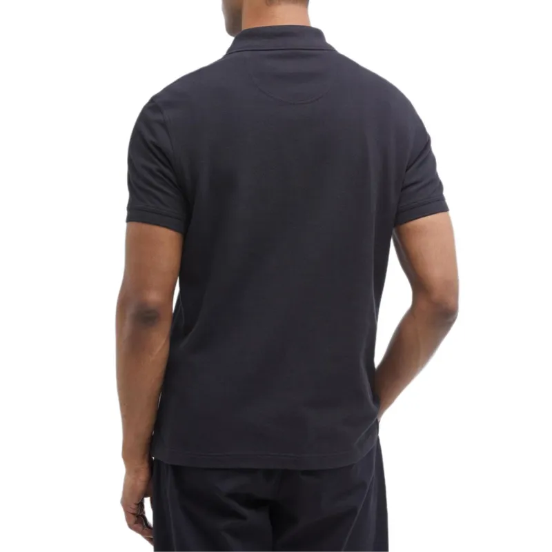 BARBOUR FW24 Polo Shirt Men's Black-2