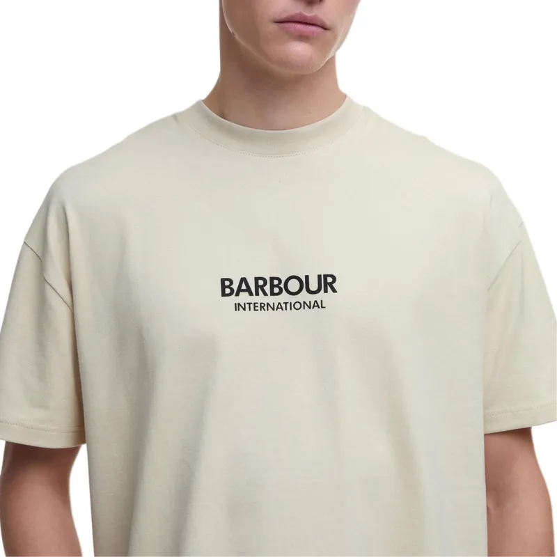 BARBOUR FW24 T-Shirt Men's Oyster Gray Color-4