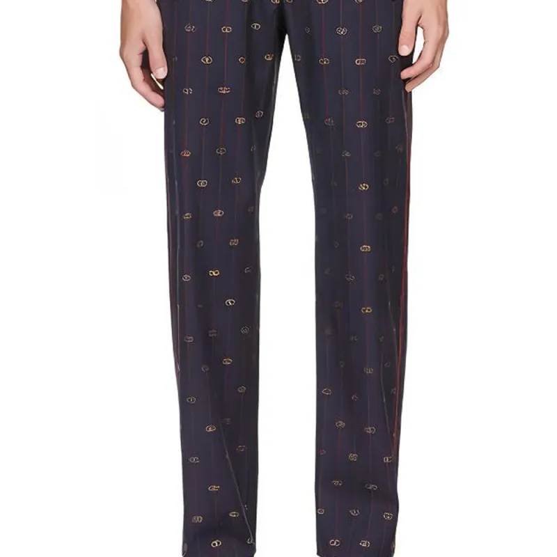 GUCCI Casual Pants Men Marine Blue-6