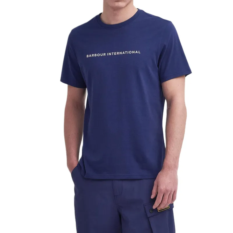 BARBOUR FW24 T-Shirt Men's Navy-1