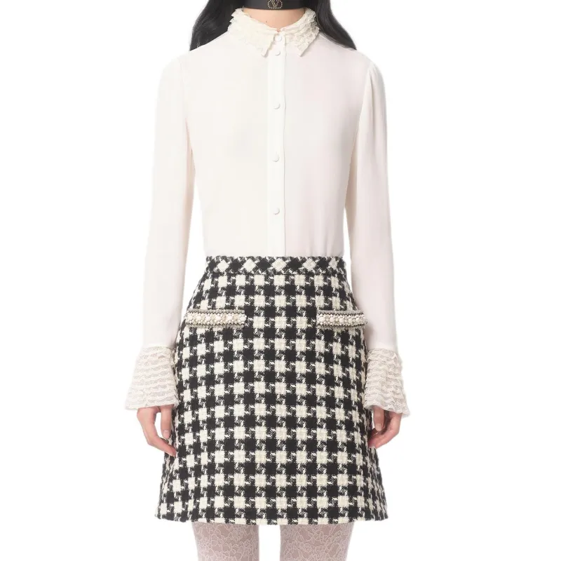 Valentino Georgette Blouse-1