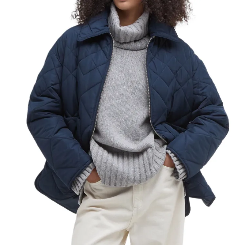BARBOUR FW24 Puffer Jacket Women's Blue-1