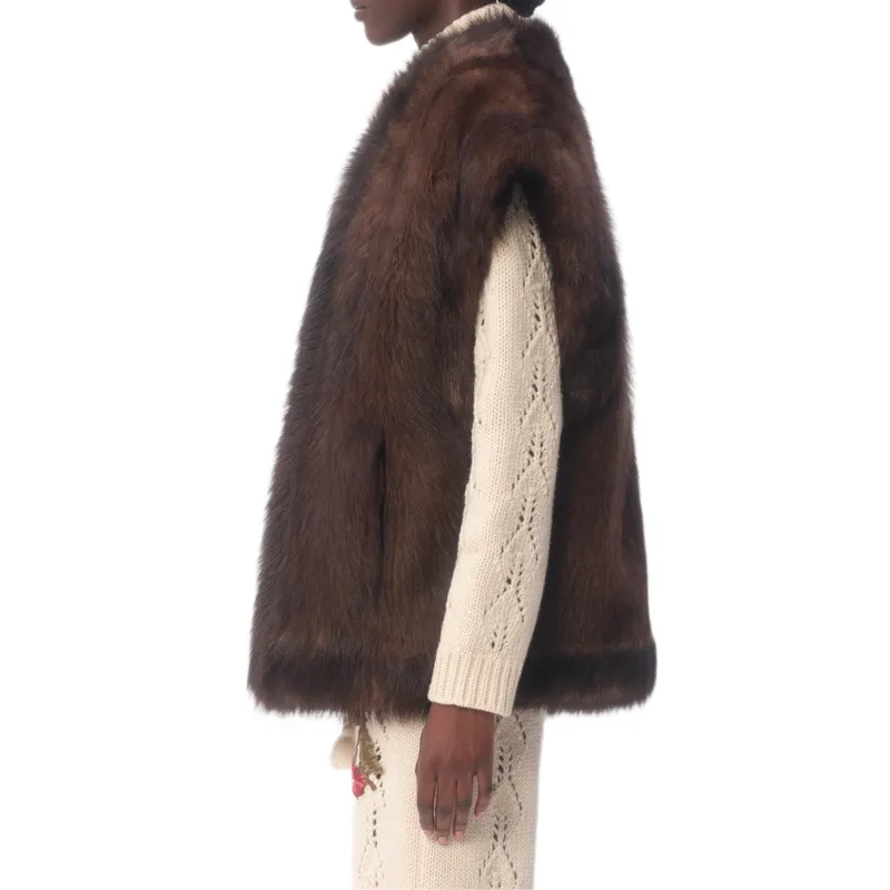 Valentino FW24 Wear A Vest Women's Brown-3