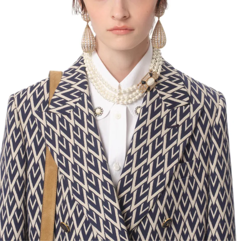 Valentino Embellished Button Up Shirt-5