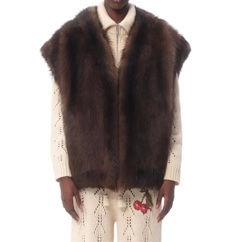Valentino FW24 Wear A Vest Women's Brown-1
