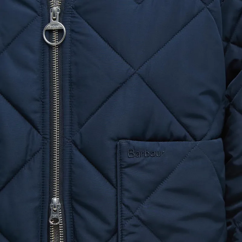 BARBOUR FW24 Puffer Jacket Women's Blue-4