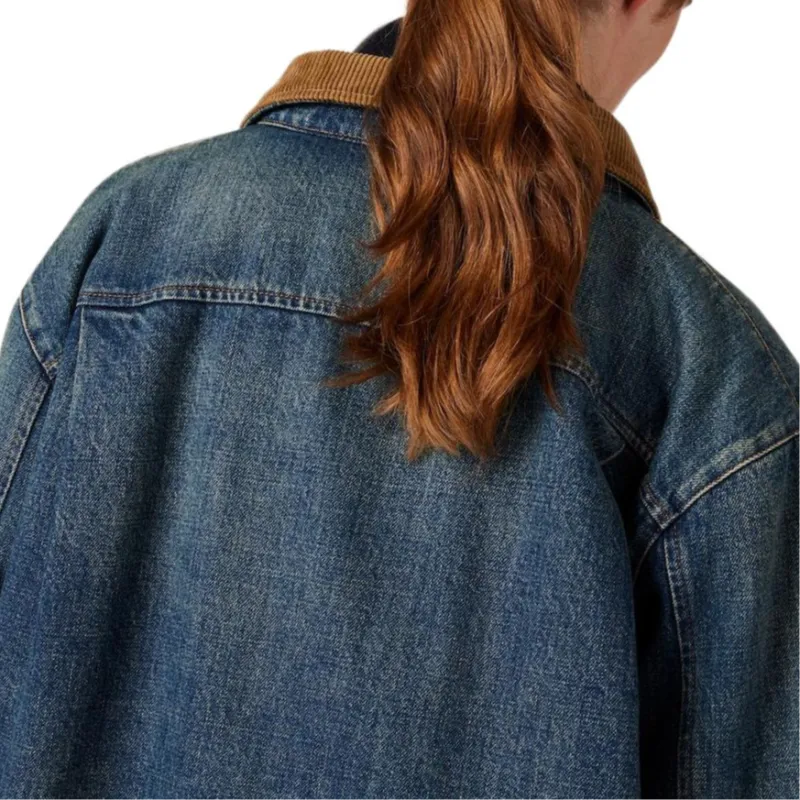 MIU MIU FW24 Down Jacket Women's Blue-4