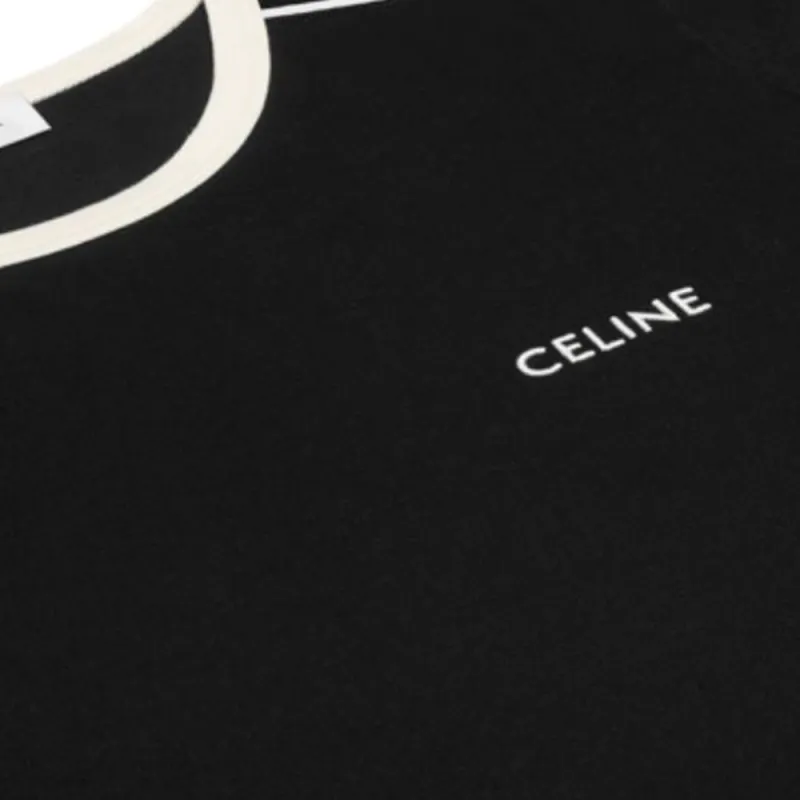 CELINE Regular T shirt In Cotton Jersey-3